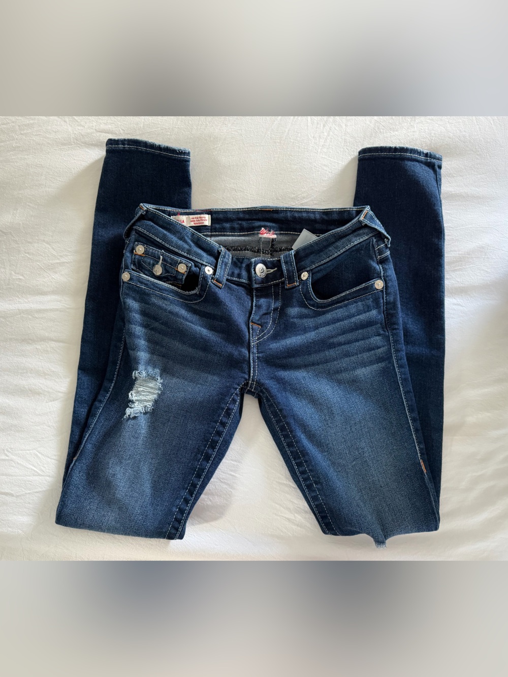 True Religion Stella Low Rise Skinny Jean